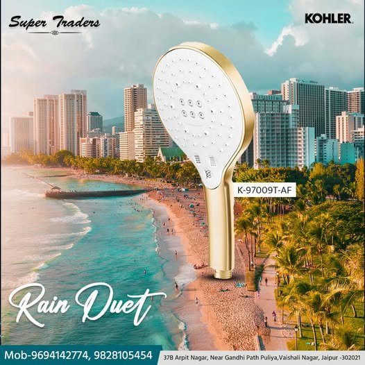 Rain Duet Multi-Function Handshower -  by Kohler Showroom